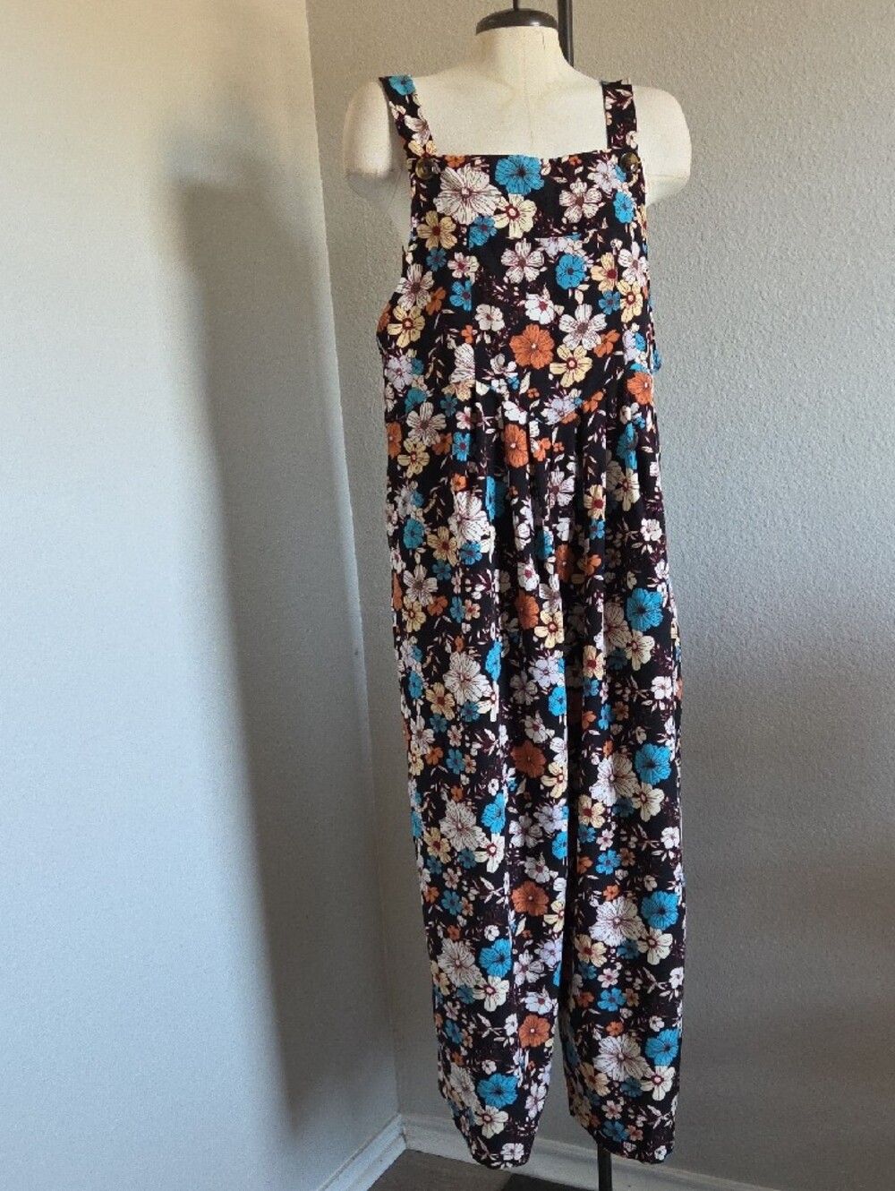 Emery Rose Floral Halter Jumpsuit